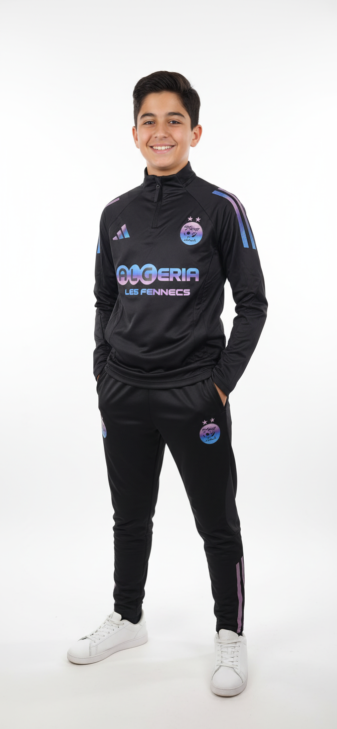 survêtement Algérie noir 2026